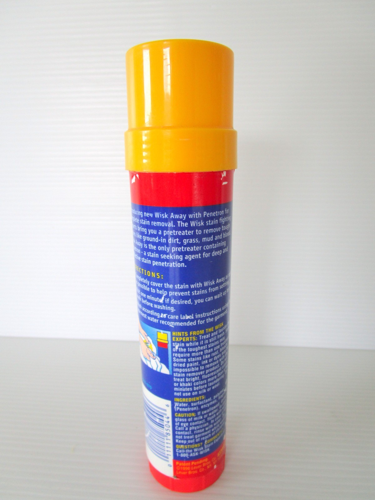 Wisk Away Pre-Wash Stain Remover Stick 4.4 oz Penetron Vintage Formula Twist Up