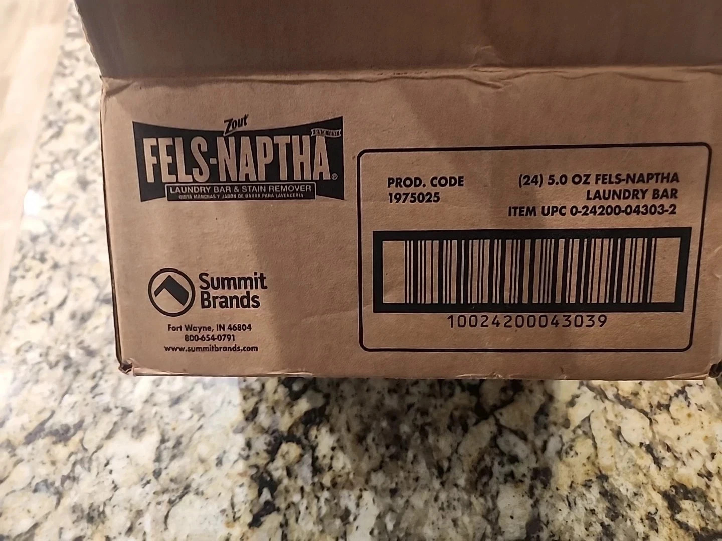 24x Zout Fels-Naptha Laundry Soap Bar & Stain Remover 5 Oz Bars – Free Ship