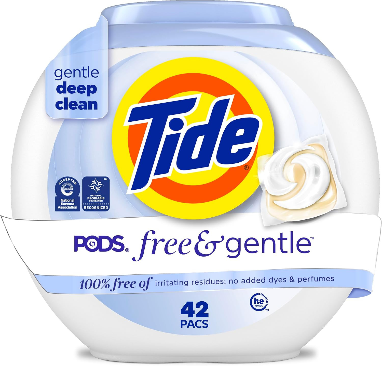 Tide, Pods Free and Gentle Laundry Detergent Soap Pacs, Tide Pods Laundry Deterg