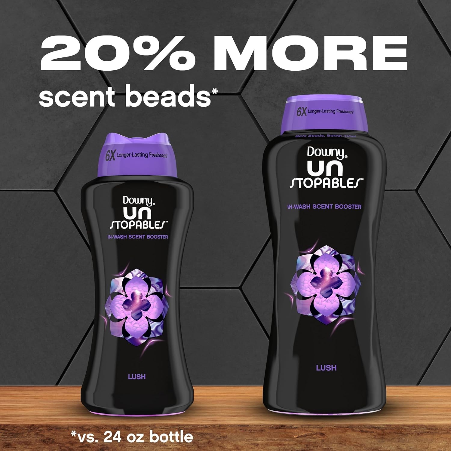 Unstopables In Wash Scent Booster Beads Lush 30.1 oz Laundry for Odor Protection