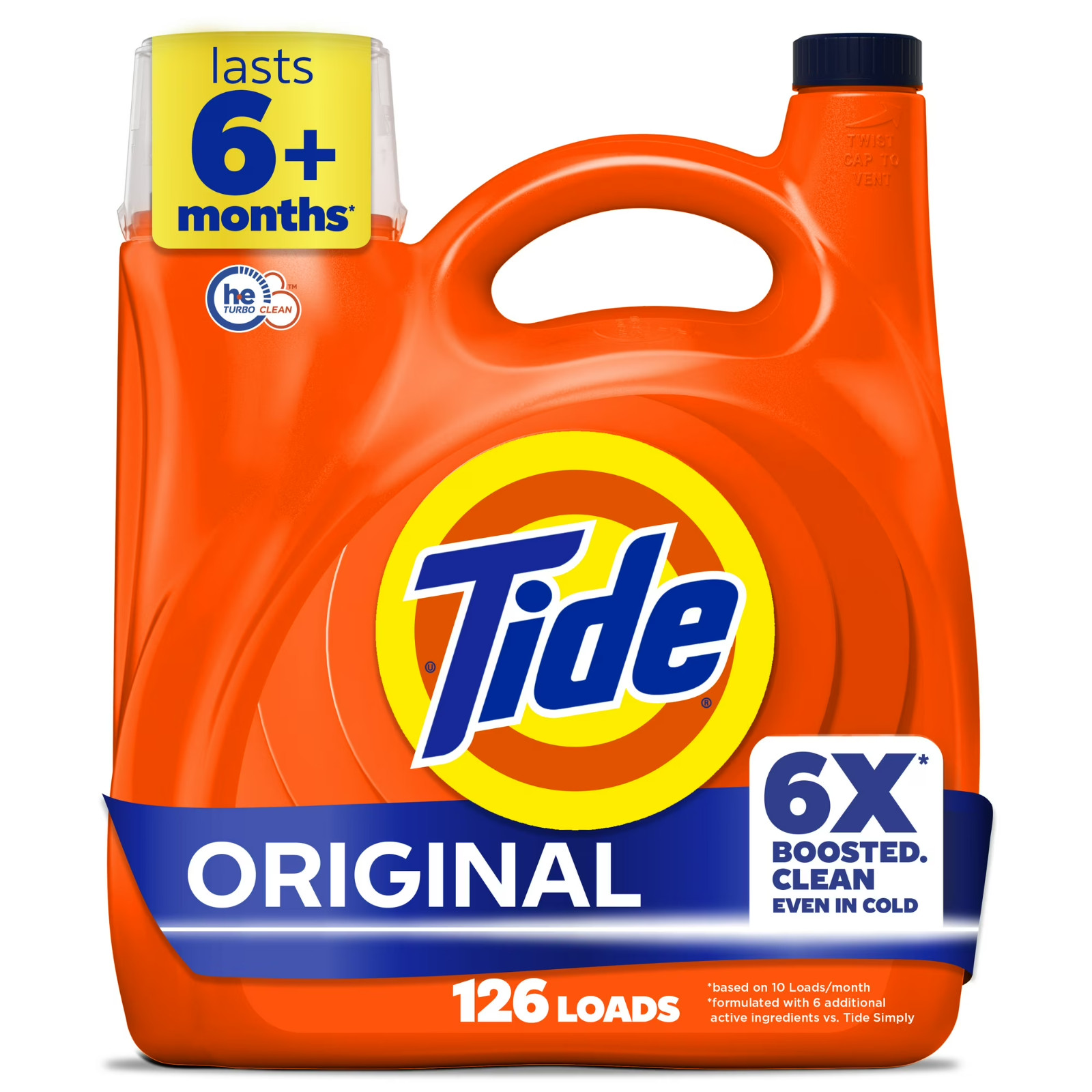Tide Original Scent Liquid Laundry Detergent 132 oz 100 Loads Twin Pack New