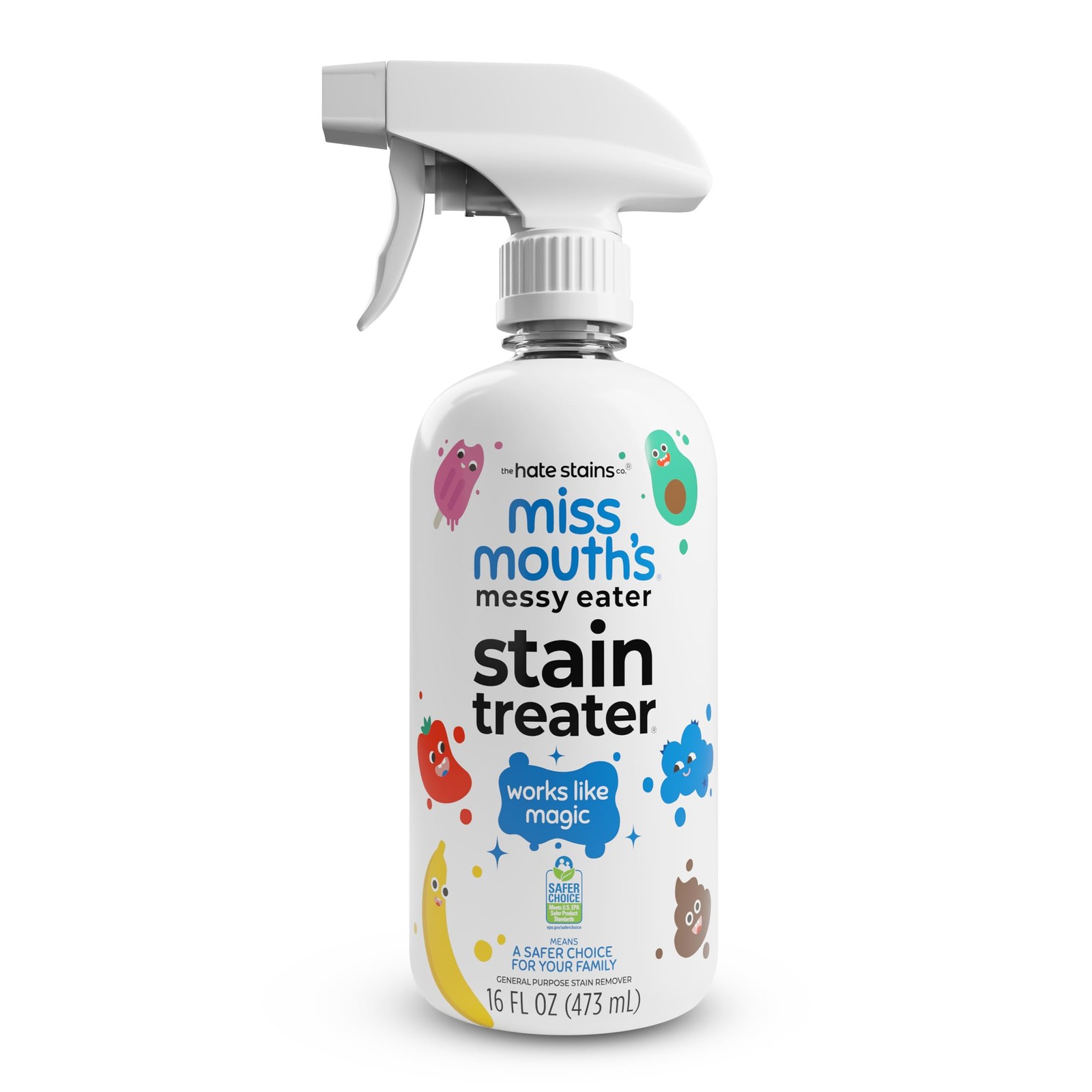 Miss Mouth’s Messy Eater Stain Treater Spray, Laundry 16 Fl Oz (Pack of 1)