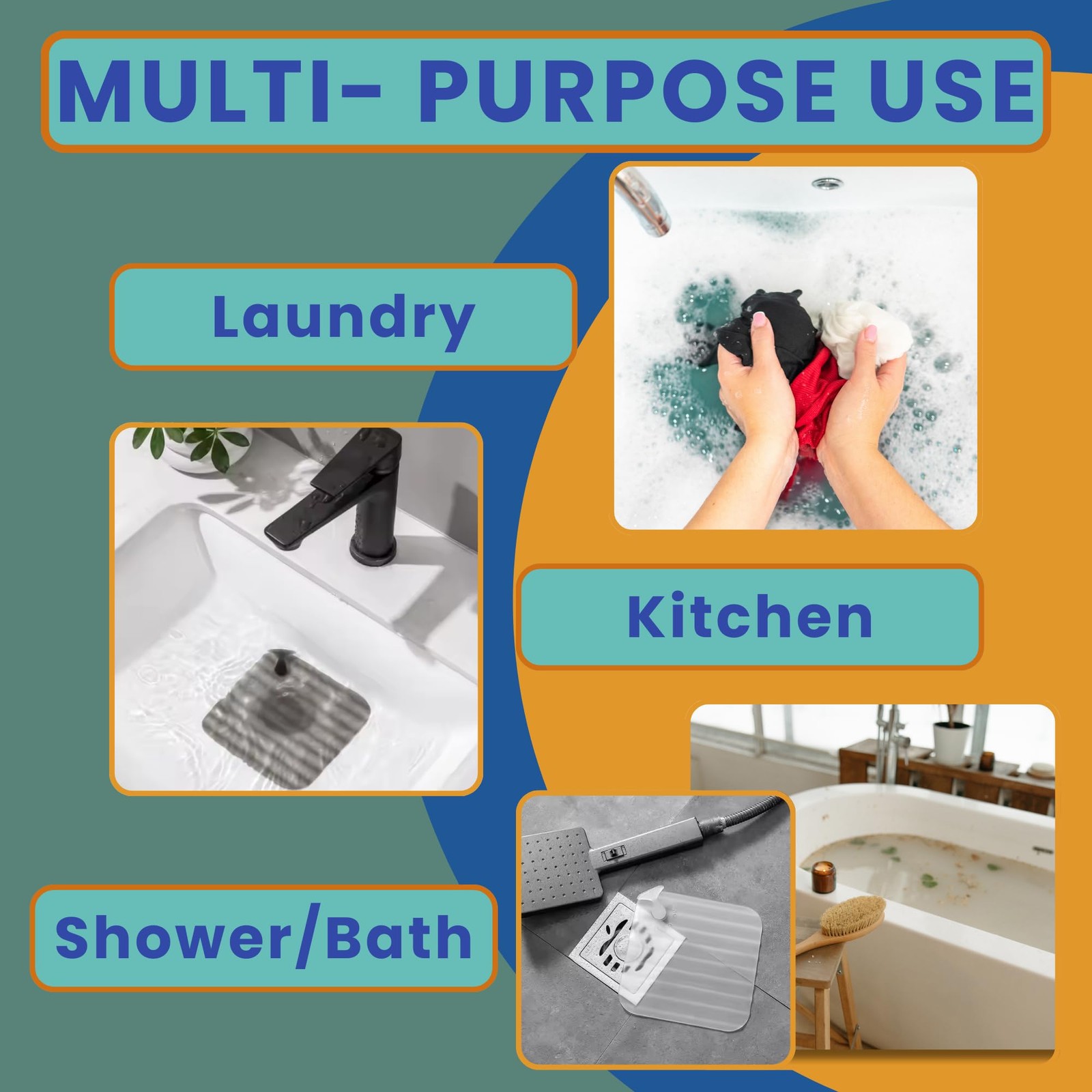 30 PCS Travel Laundry Detergent Sheets Kit Sink Machine Wash Stopper Camping