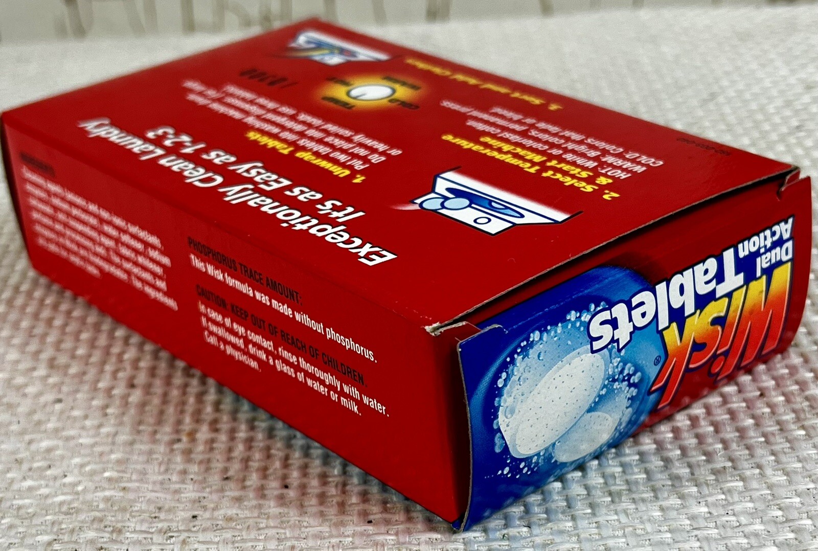 Wisk Dual Action Tablets Laundry Detergent 2 Pack Discontinued NOS