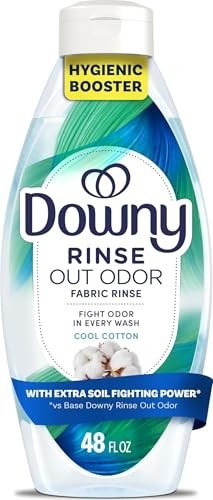 Downy Rinse Laundry Odor Remover Cool Cotton Scent 48 Fl Oz Fabric Softener New*