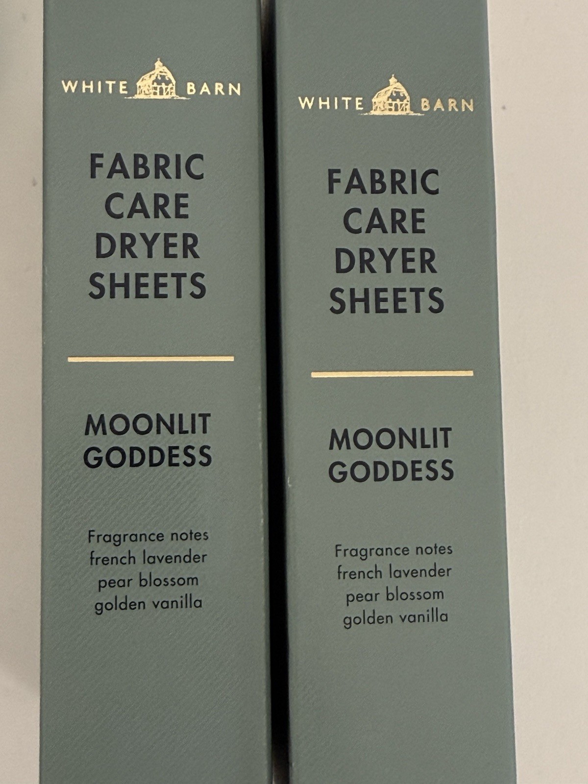 Bath & Body Works MOONLIT GODDESS 2 x 40 Fabric Care Dryer Fragrance Sheets Box