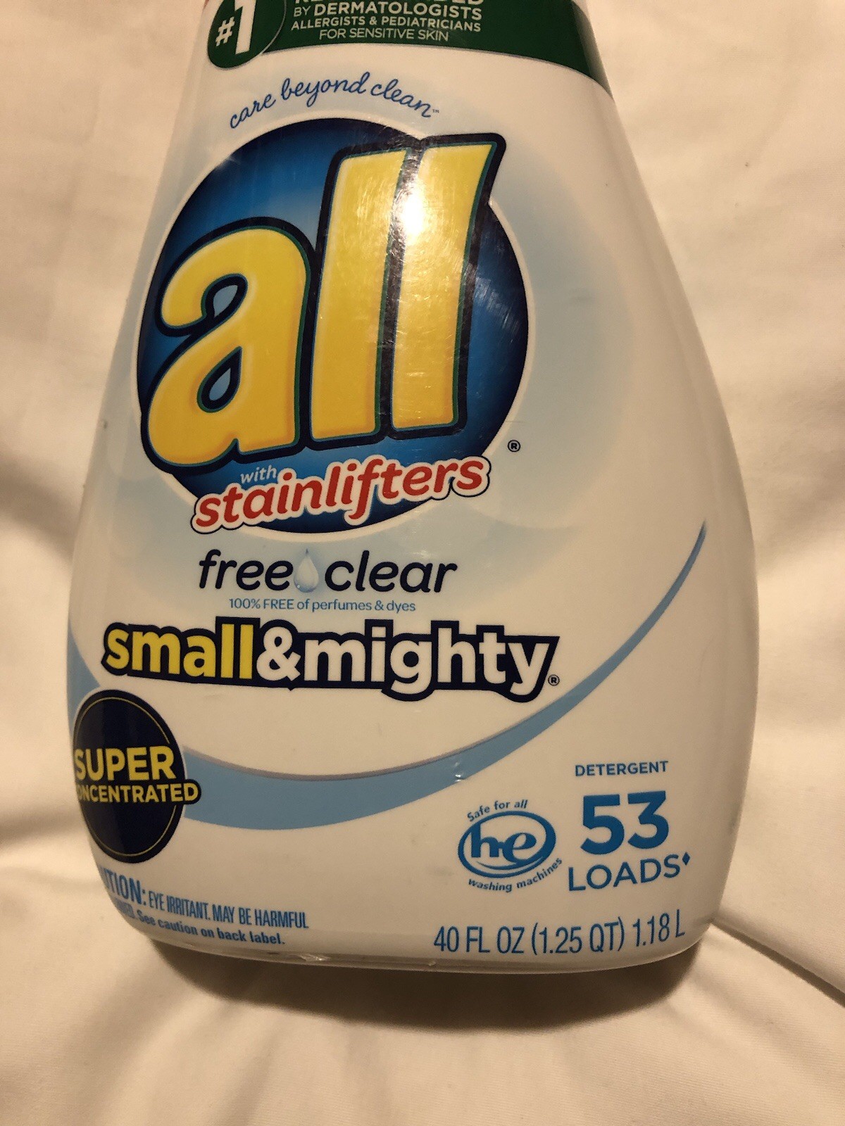 All Stainlifters Small & Mighty Super Concentrated Laundry Detergent HE 40 Fl Oz