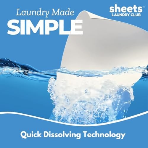 Sheets Laundry Club – Liquidless Laundry Detergent Sheets, 100 Loads – Fresh …