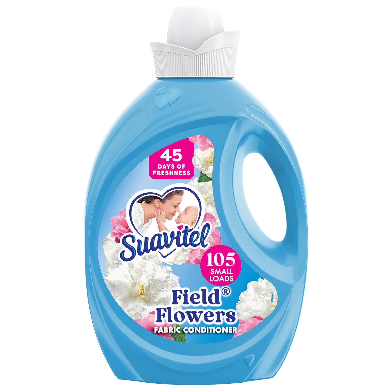 Suavitel Fabric Conditioner, Liquid Fabric Softener, 45 Days of Freshness, Field