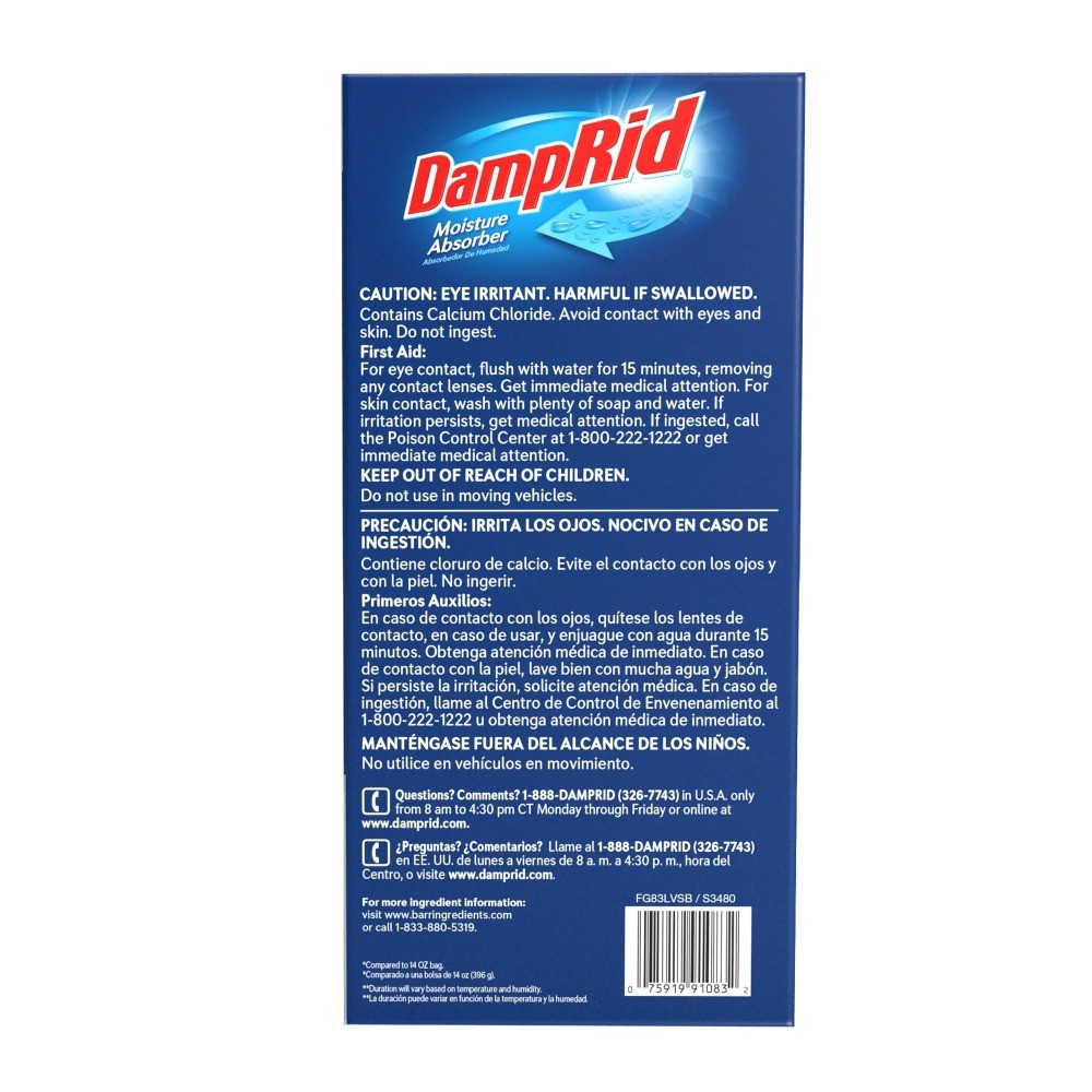 DampRid Hanging Moisture Absorbers, Lavender Vanilla, 3 Count