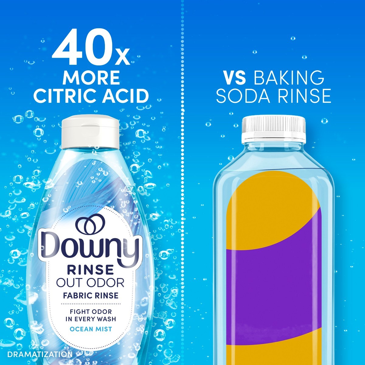 Downy Rinse and Refresh Ocean Mist – Rinse Out Odors – 48 fl oz