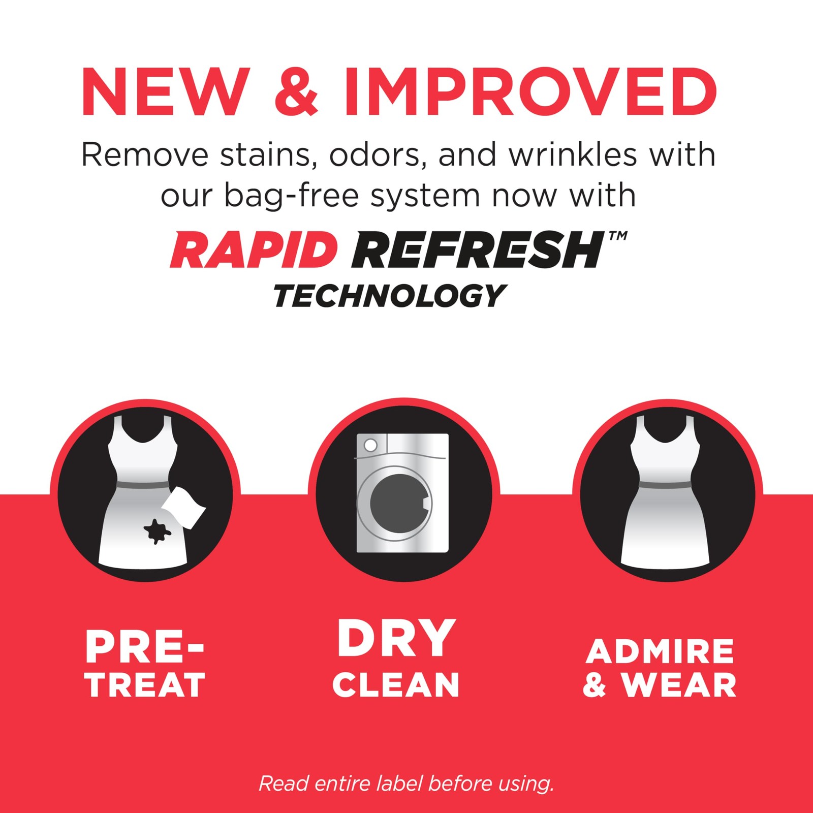 At-Home Dry Cleaner Starter Kit with Wrinkle Release Spray, New and Improved,…