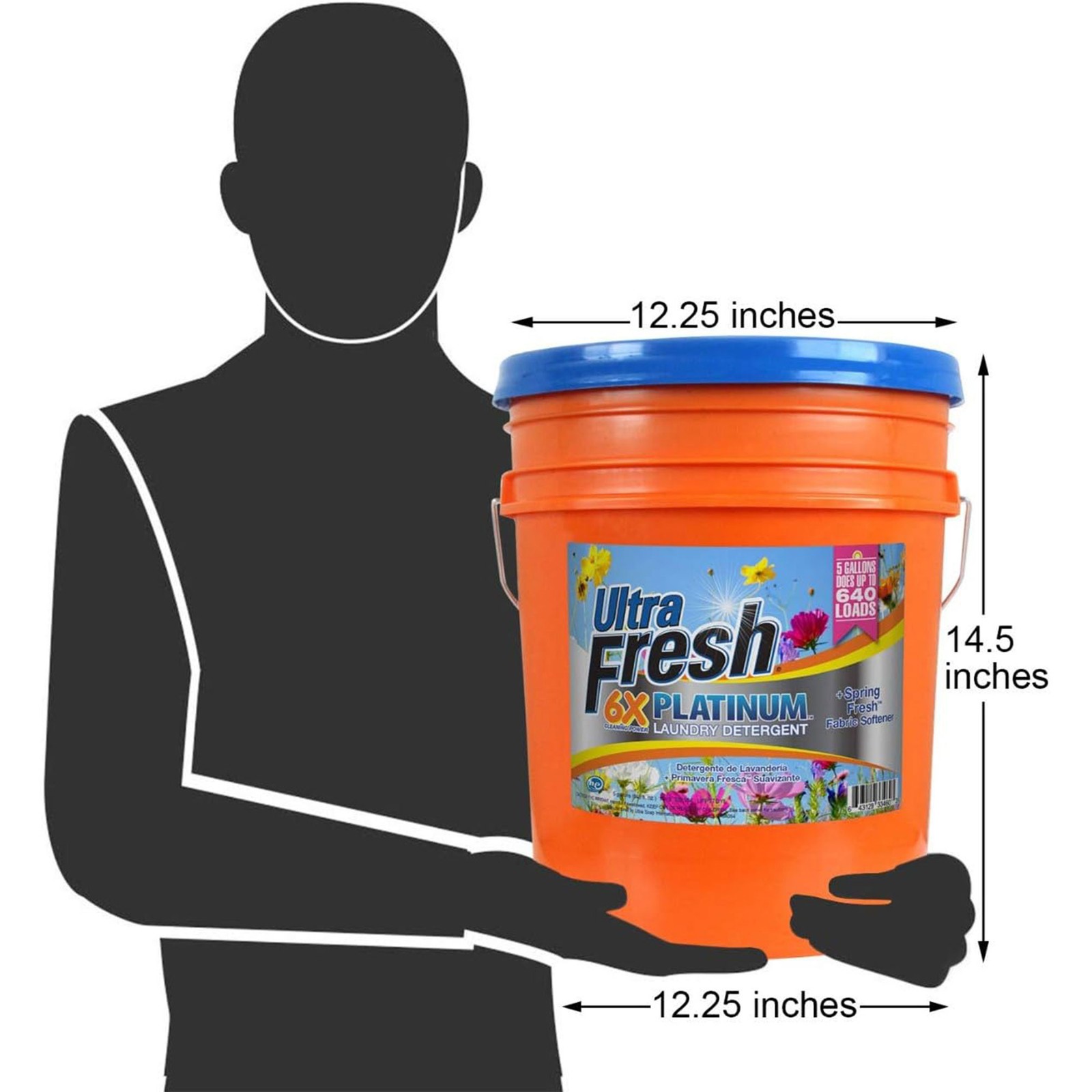 Ultra Fresh 6X Platinum 5 Gal Detergent with Spring Fresh Softener (2 Pack)