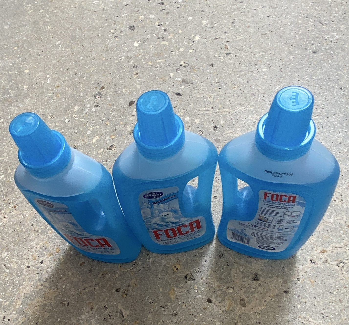 FOCA HE Concentrated Liquid Laundry Detergent, Fresh Scent, 50 Loads, 3 Pack