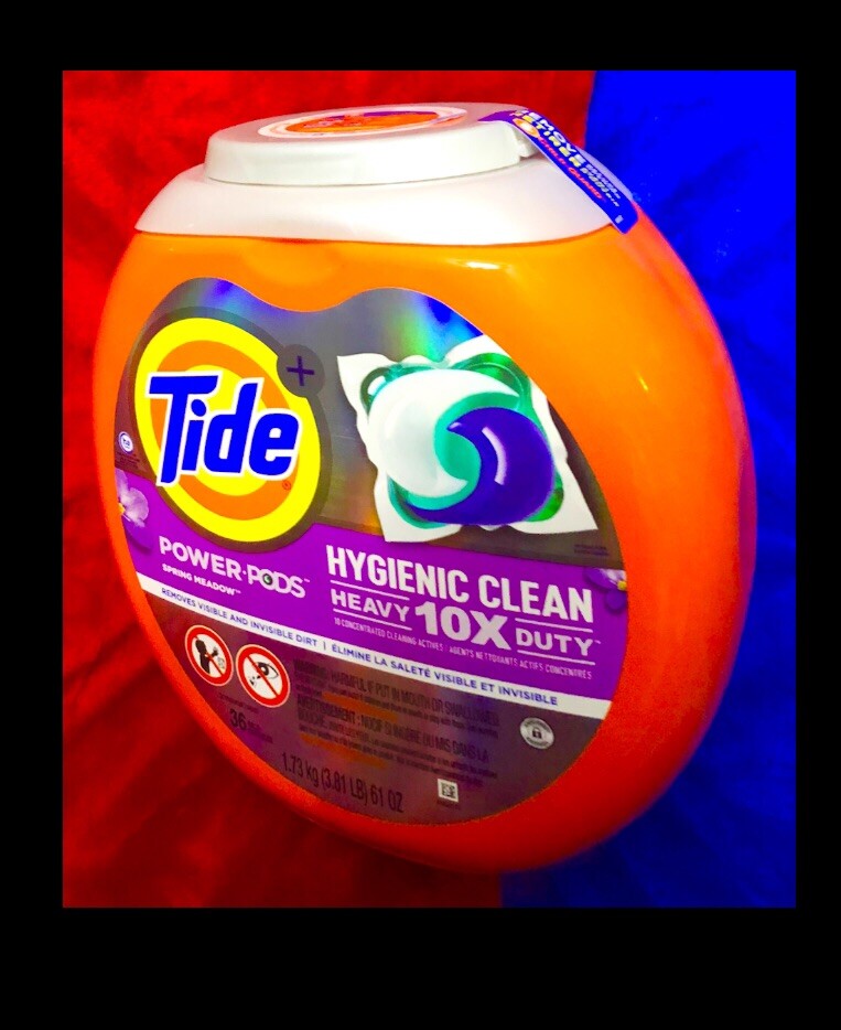36ct Tide POWER Pods Concentrate Detergent Pacs SPRING MEADOW,Heavy Duty 10X