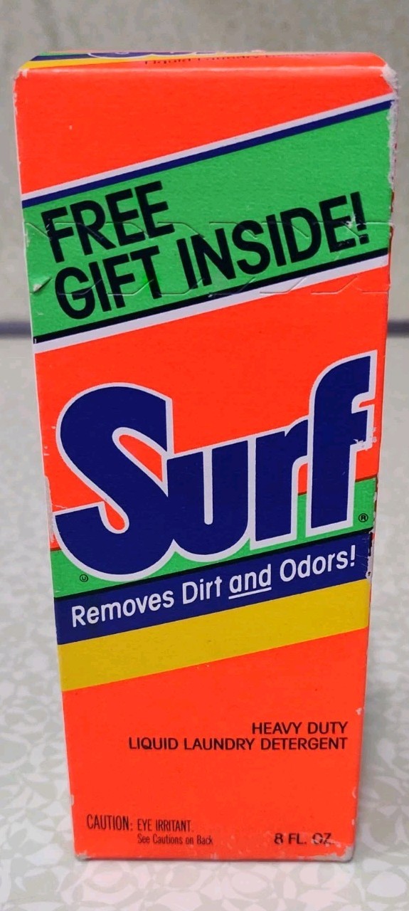 SURF Heavy Duty Liquid Laundry Detergent Sample 8 fl oz New Old Stock Soap