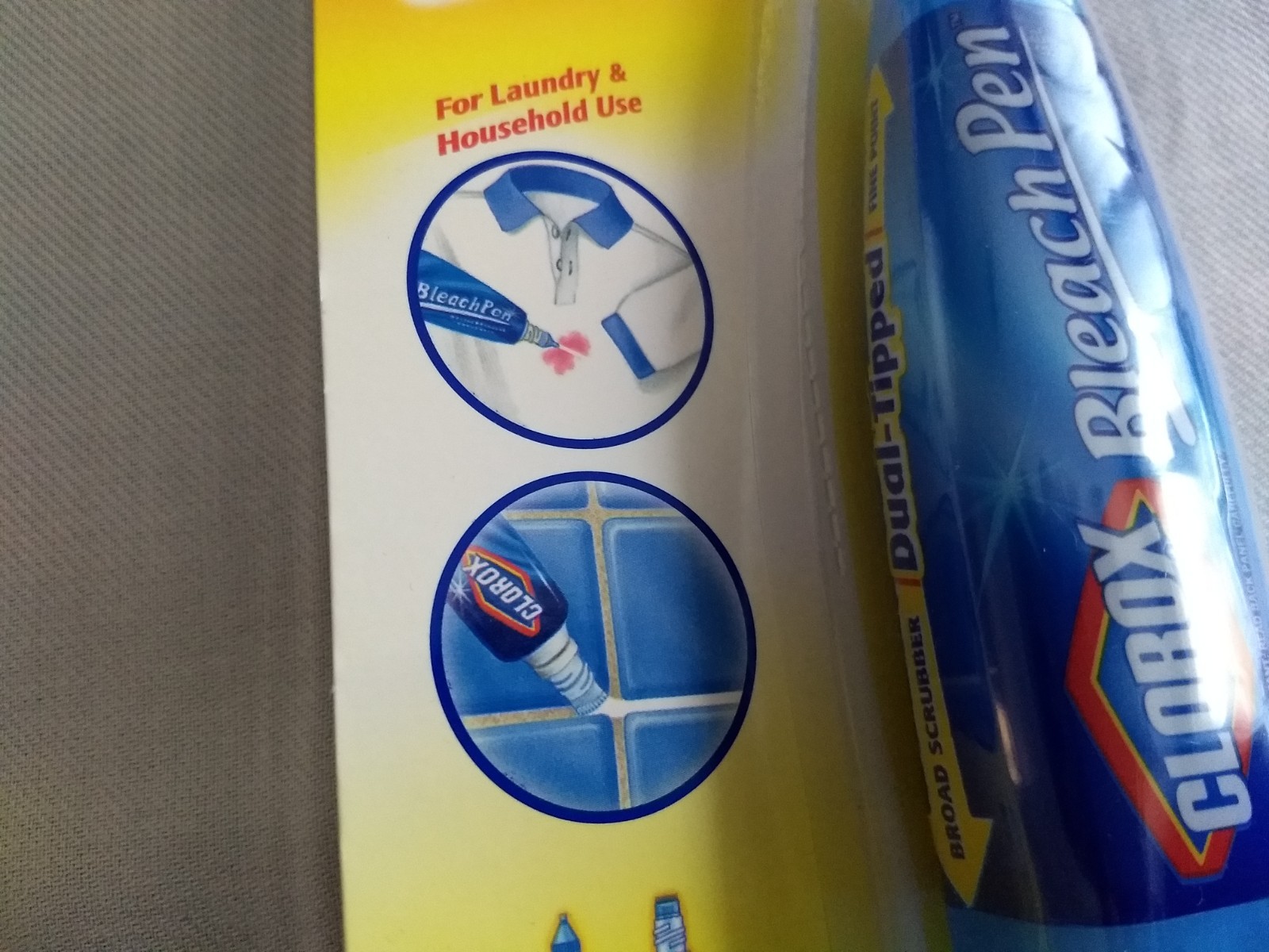 Clorox Bleach Pen Gel Vtg 2002 Dual Tipped 2oz New Sealed NOS
