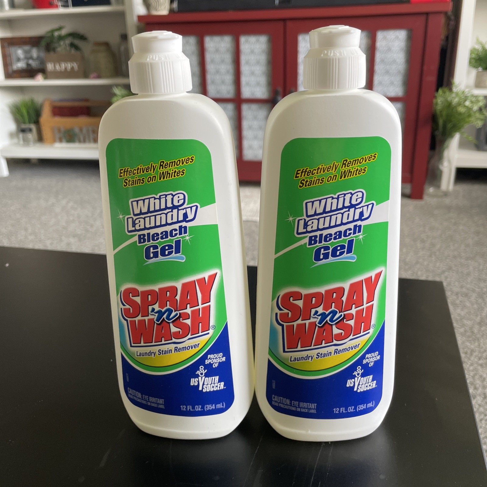 2 Vintage 2002 Spray N Wash Gel White Laundry Beach Gel Stain Remover 12 FL OZ