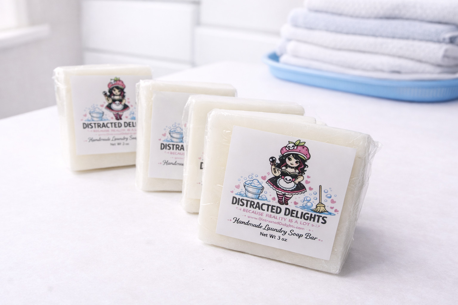 Handmade Laundry Detergent Bar w/ Recipes DIY Powdered Whipped Soap