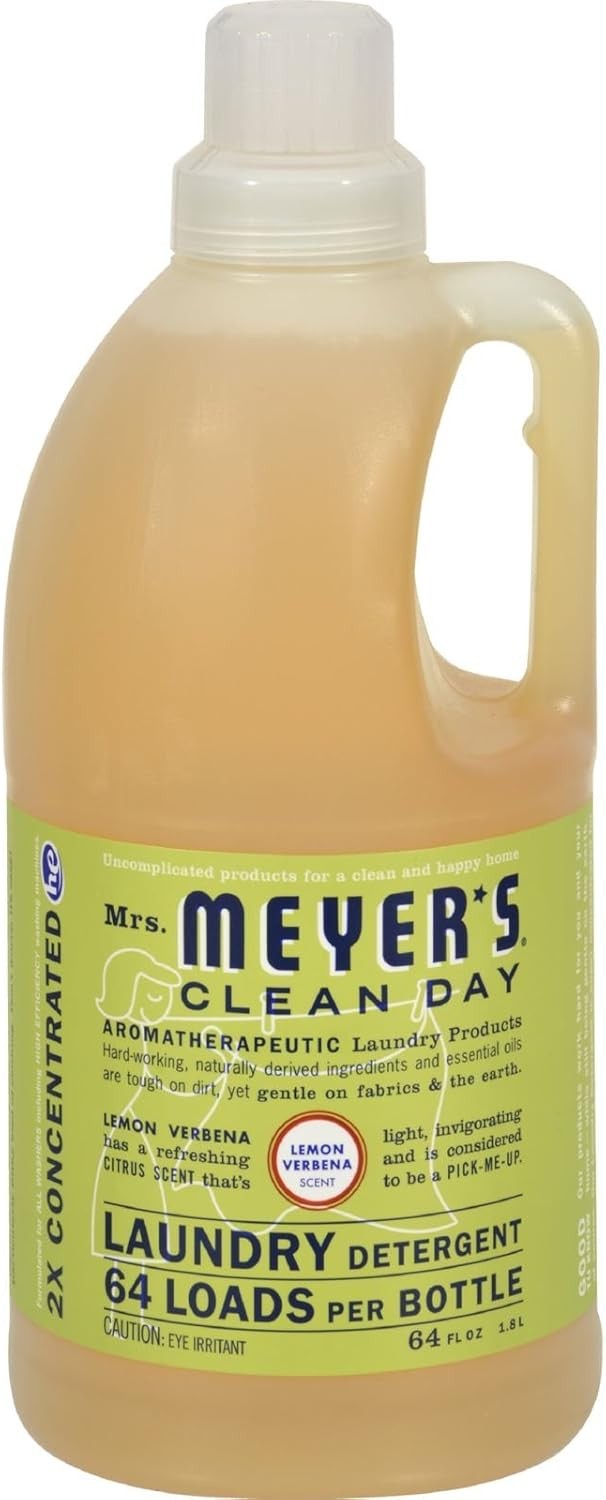 CLEAN DAY Liquid Laundry Detergent Cruelty Free Lavender Scent 64 oz- Pack of 2