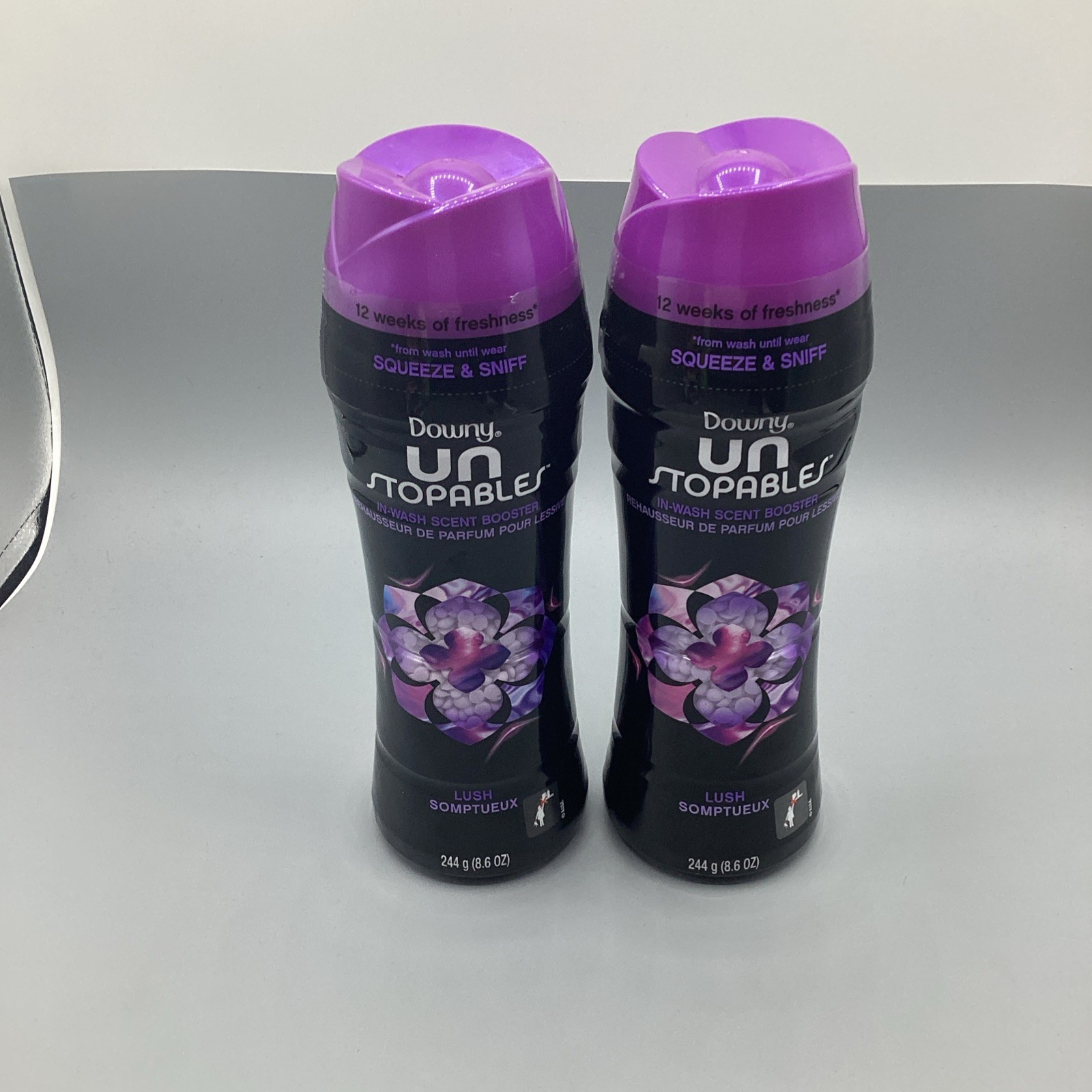 (Lot of 2) Downy UnStopables Lush 8.6Oz. Scent Boosters Scent Freshness-NEW!!!