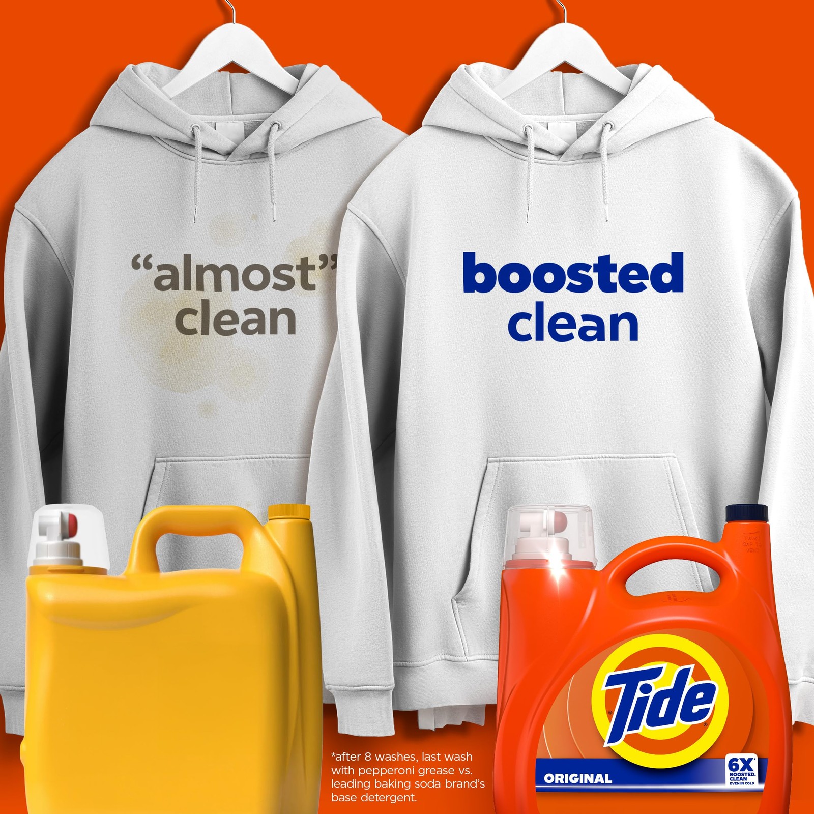 Liquid Laundry Detergent, Original Scent, 125 fl oz, 100 Loads, Boosted Clean…