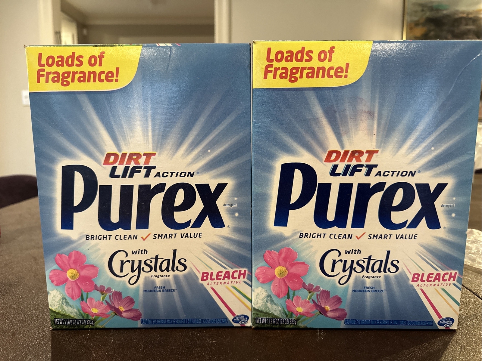 2 Purex DIRT LIFT ACTION W/ Crystals Laundry Detergent FRESH MOUNTAIN BREEZE NOS