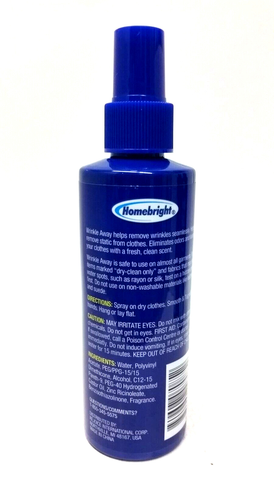 ( Lot 3 ) H.bright Wrinkle Away Clothing Spray 5 Oz Each