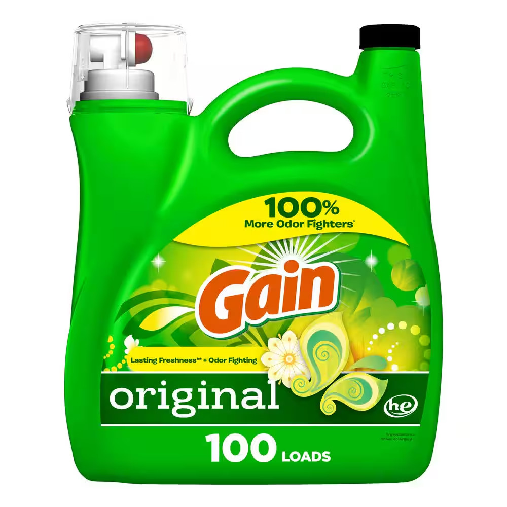144 Oz. HE Original Scent Liquid Laundry Detergent (100-Loads)