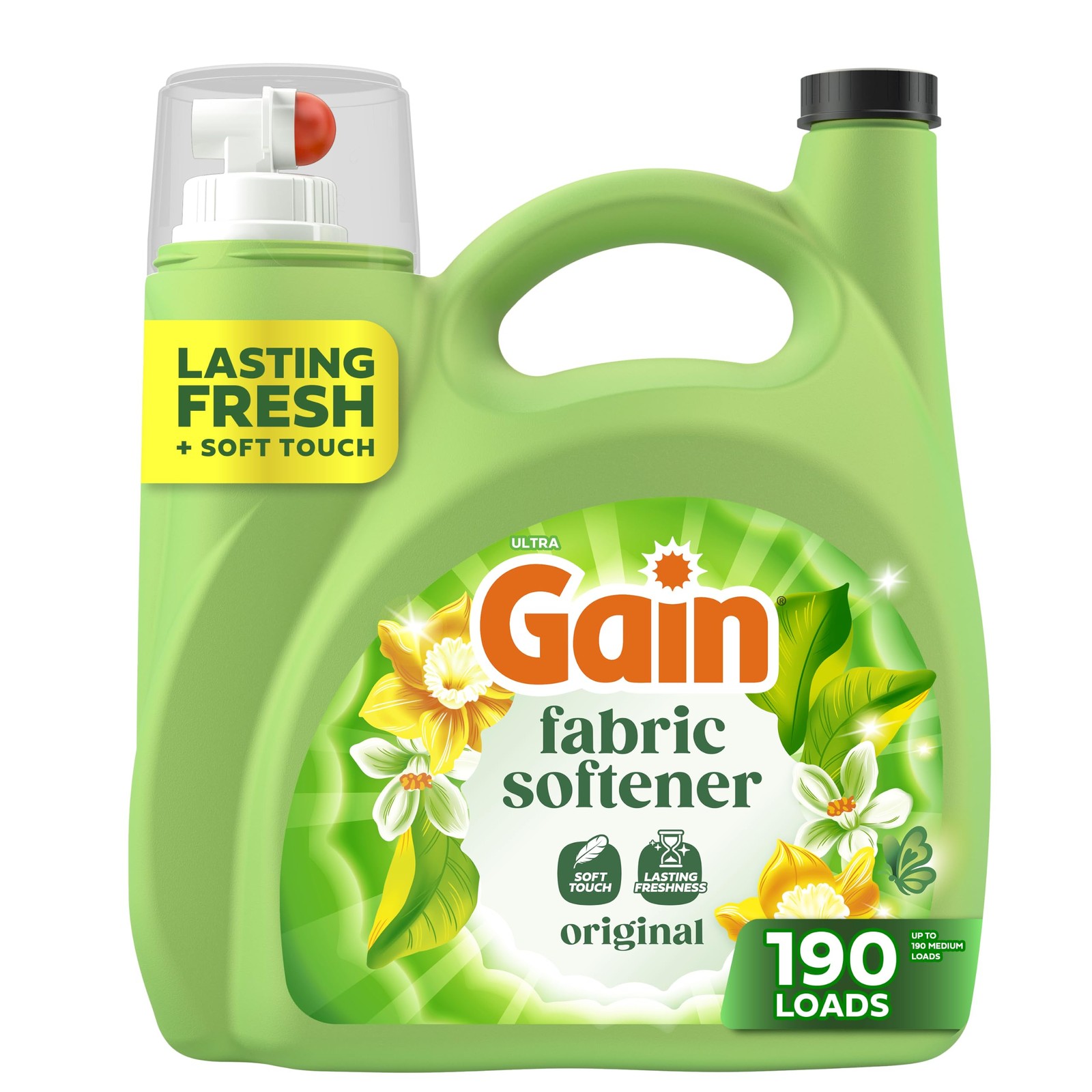 Gain, Liquid Laundry Fabric Softener, 140 Fl Oz (Pack of 1)