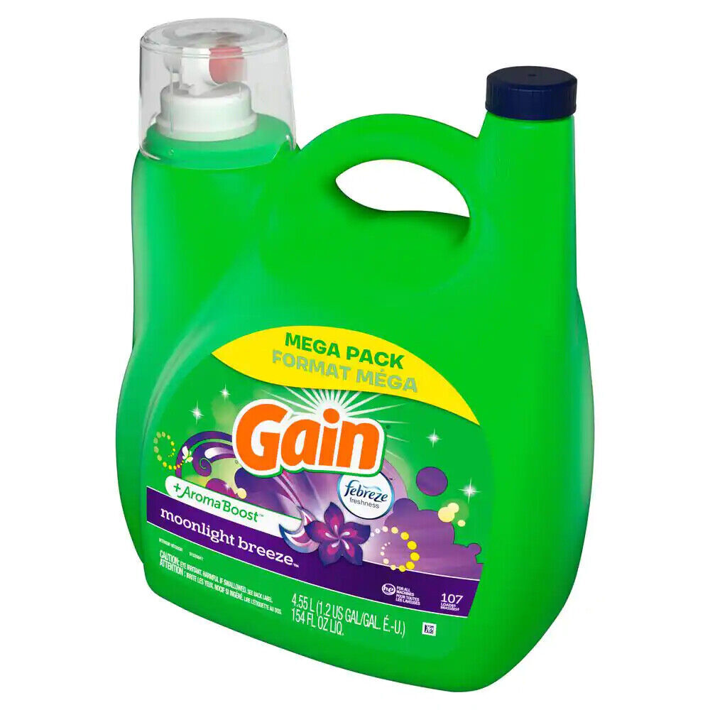 Gain + Aroma Boost Moonlight Breeze Laundry Detergent – 154 fl oz
