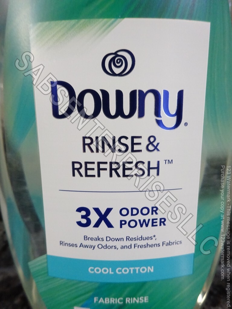 3 Downy Rinse & Refresh COOL COTTON Scent Deep Cleansing Fabric Rinse 25.5 FL oz