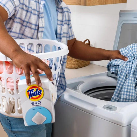 Tide Evo Laundry Detergent Tiles, Free & Gentle, 72-count – Get Free Shipping