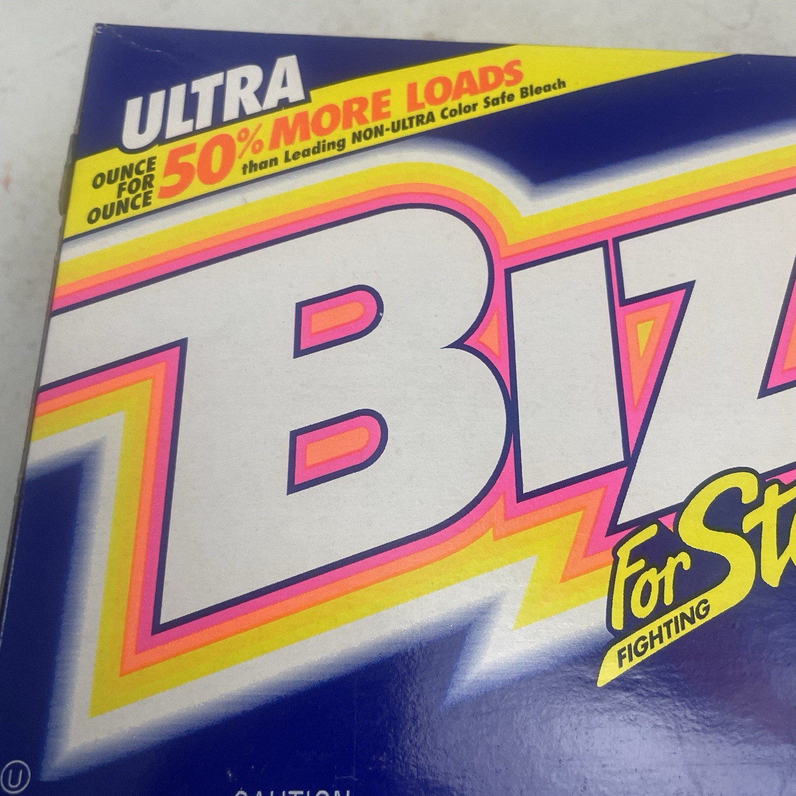 BIZ Ultra Laundry Detergent Powder Booster Stain Odor Removal 29 Oz P&G 1999