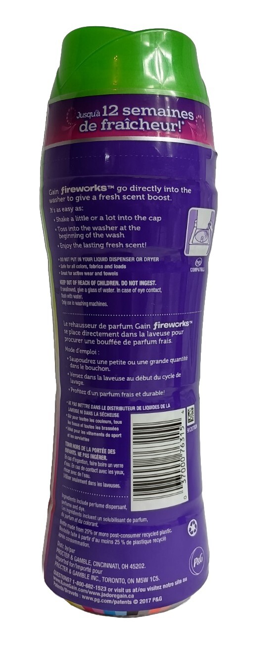 2X Gain Fireworks Moonlight Breeze In Wash Scent Booster 10 Oz. Each