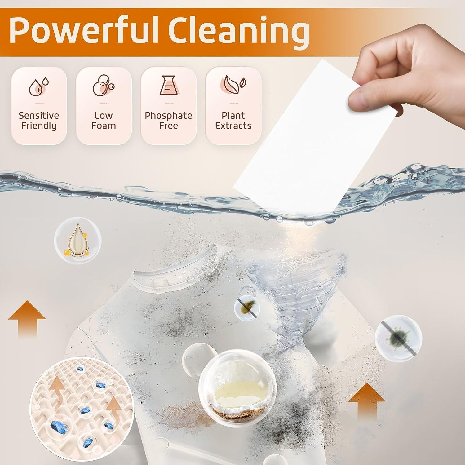 Eco-Friendly Laundry Detergent Sheets – 480 Sheets, 240 Loads, Portable