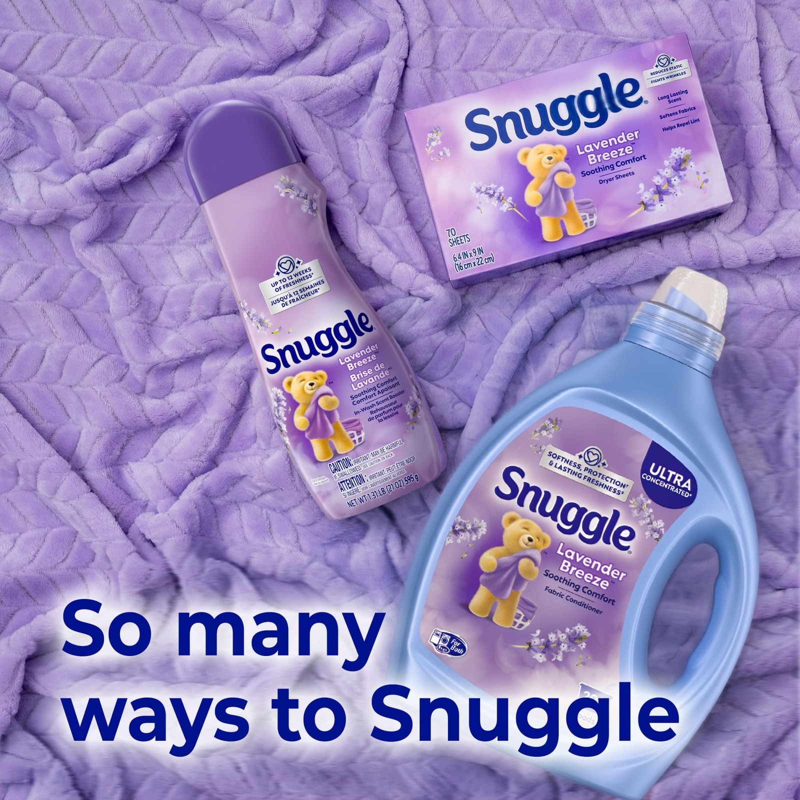 Snuggle Fabric Softener Liquid, Ultra 80 Fl Oz (Pack of 1), White
