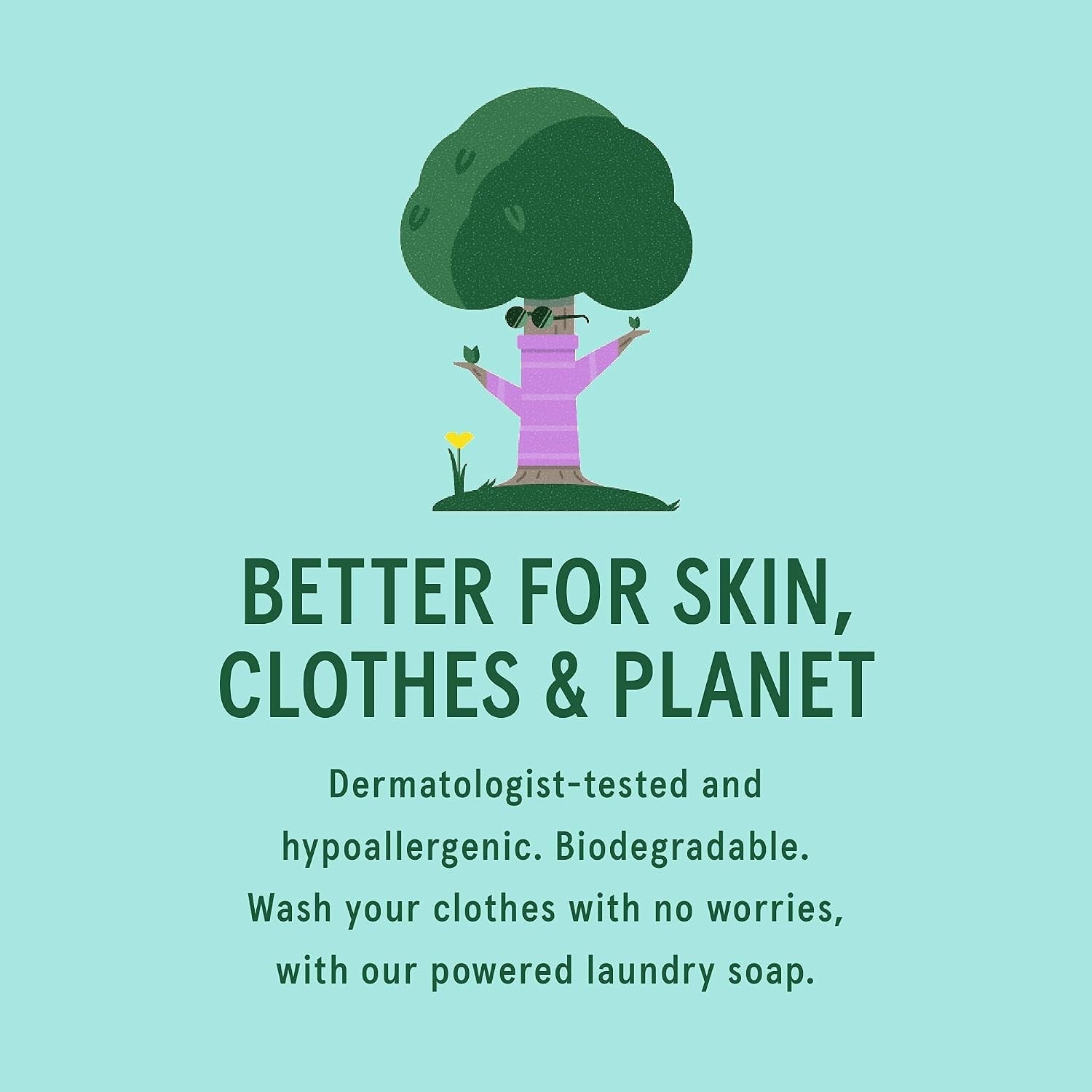 Powder Laundry Soap – Fragrance Free, Hypoallergenic Detergent, Natural & Eco…