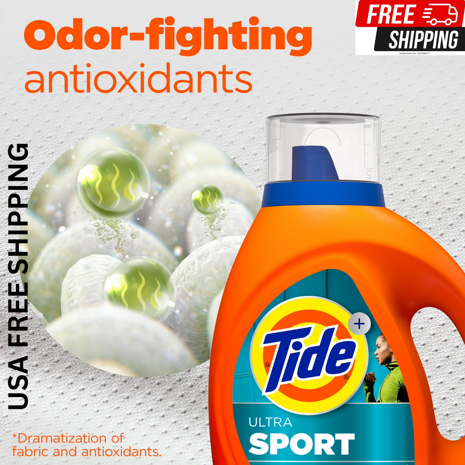Tide Ultra Sport Liquid Laundry Detergent 73 fl oz 52 Loads Sweat & Stain Fighte