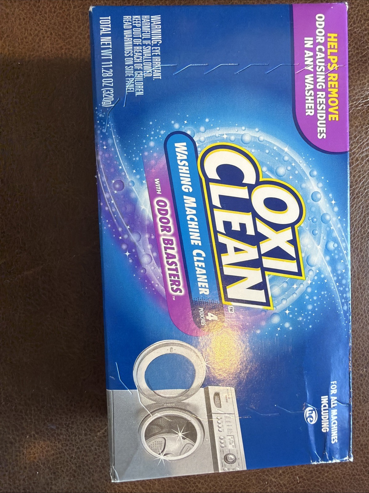 OxiClean Washing Machine Cleaner with Odor Blasters, 4 Count