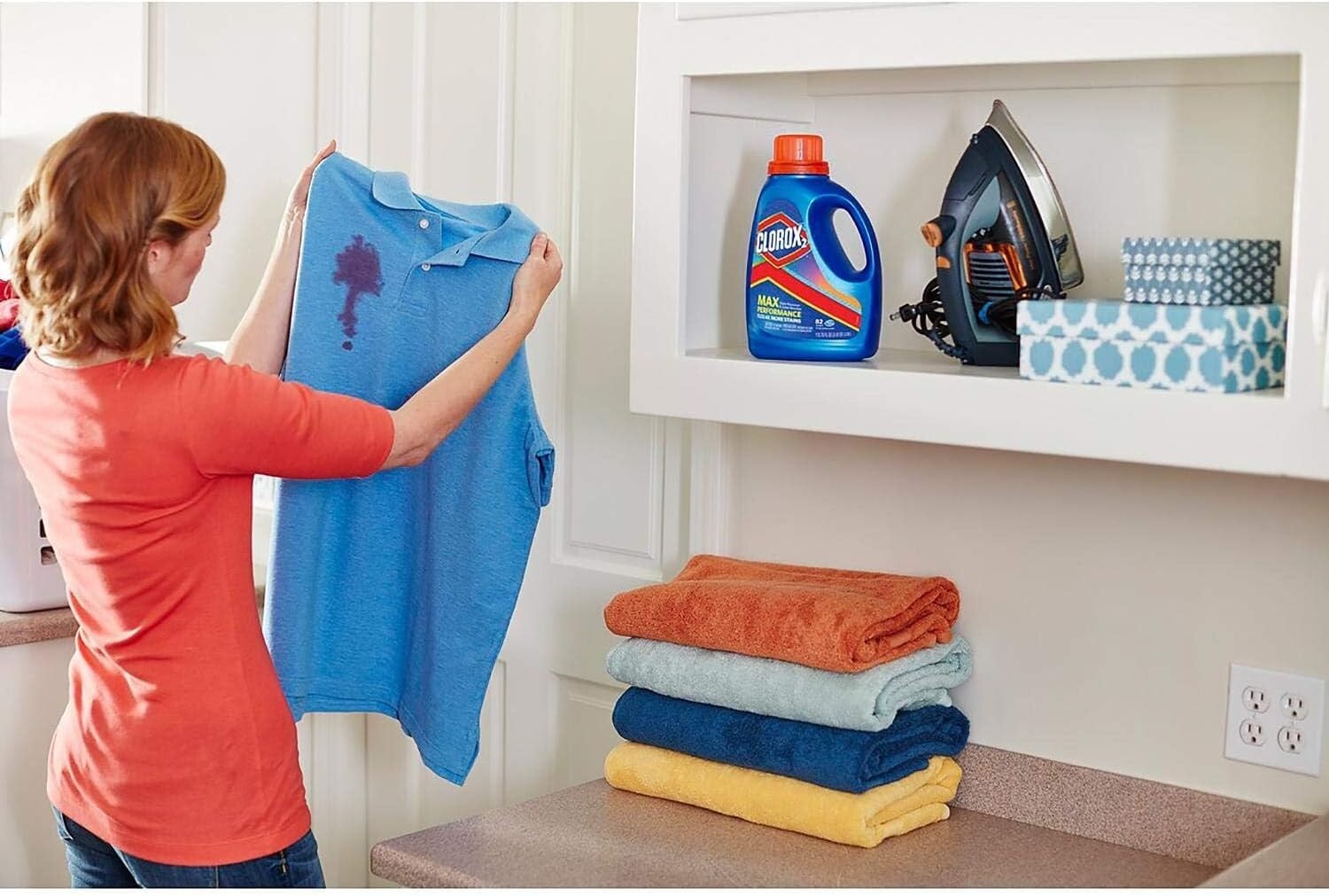 Clorox Colors Stain Remover, Max Performance (102 Loads), Removes 3X More Stains
