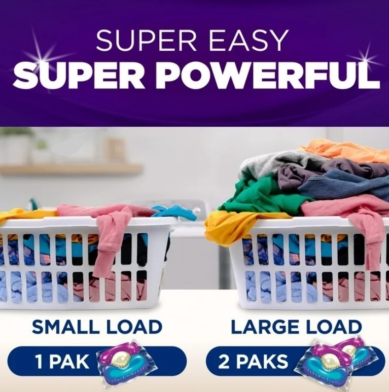 ARM & HAMMER OxiClean 5-in-1 Power Paks, Fresh Burst, 42 Ct Odor Blaster Pods