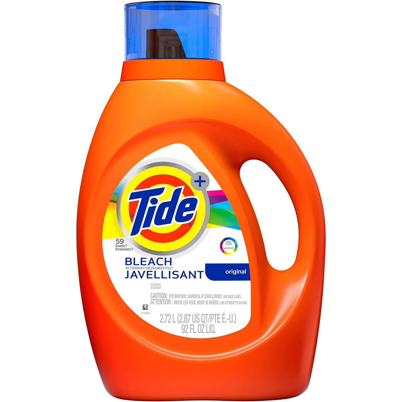 Tide Plus Bleach Alternative Laundry Detergent 92 Fl Oz Original Scent