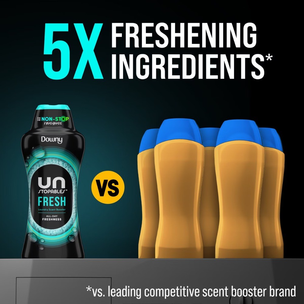 Downy Fresh Scent Unstopables In-Wash Laundry Scent Booster Beads – 5.7oz
