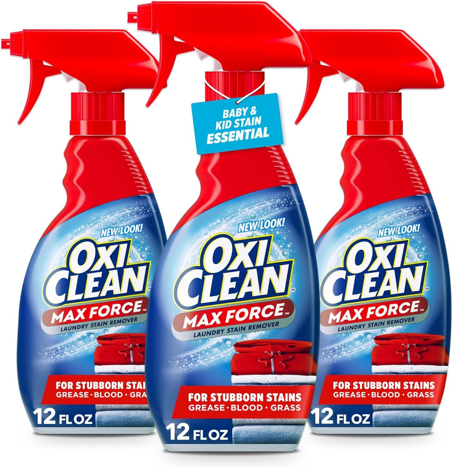 Max Force Laundry Stain Remover Spray, Newborn & Baby Essentials, Stain Treater,