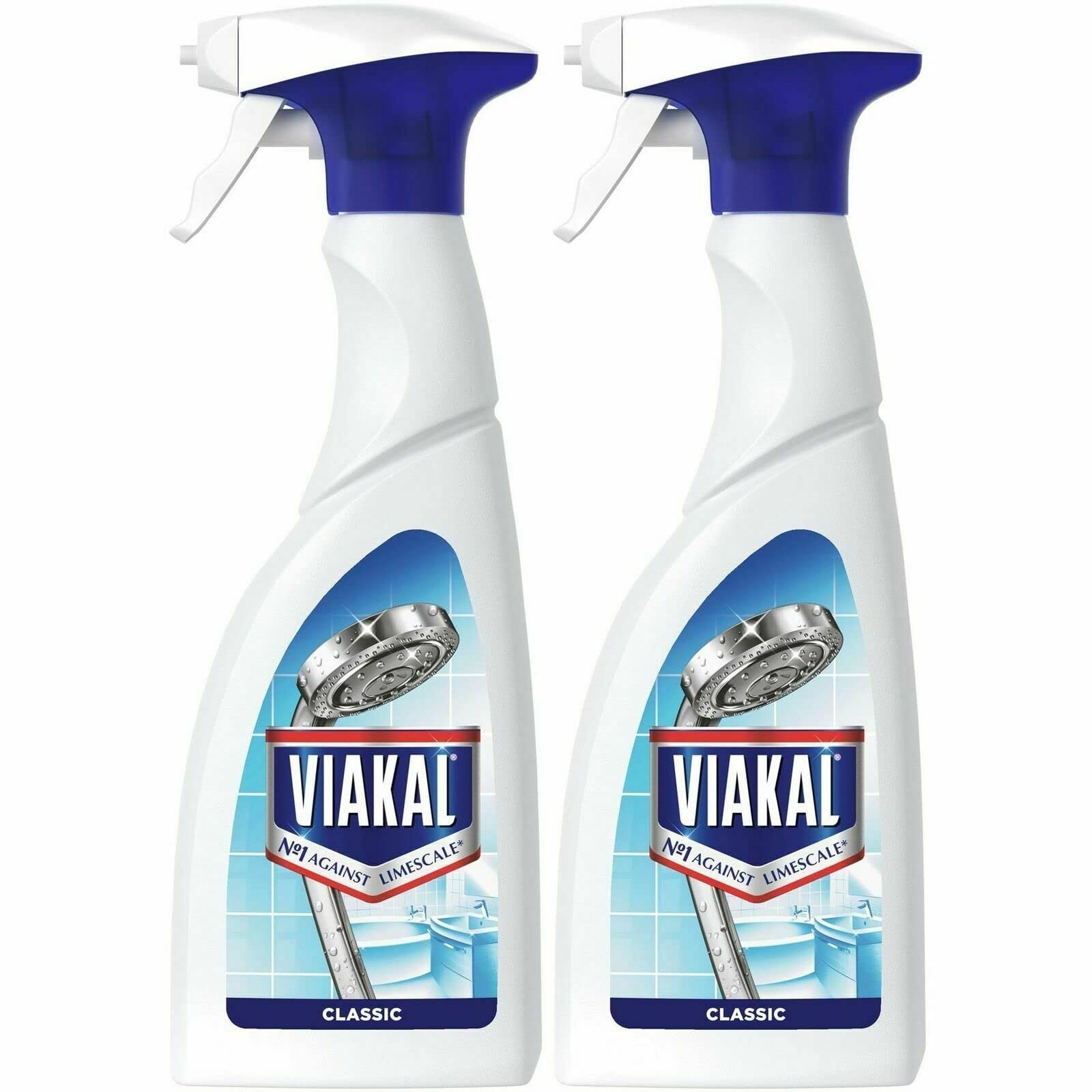 Viakal Limescale Remover Spray (500ml) – Pack of 2 16.91 Fl Oz (Pack 2)