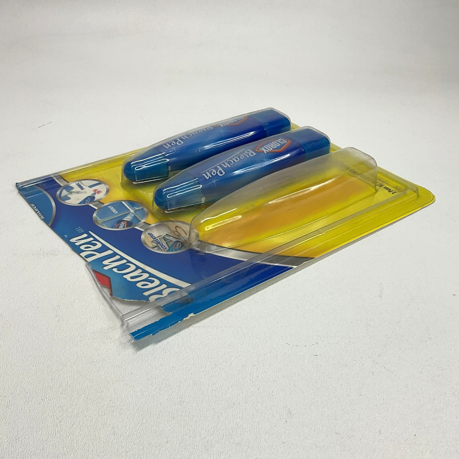 CLOROX BLEACH PEN 2 Pack Gel Dual Tipped 4 Ounces DISCONTINUED New In Pkg