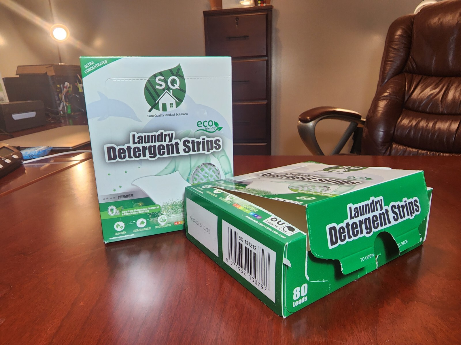 SQ Eco Laundry Strips – Free and Clear 80 loads (Pack of 4)