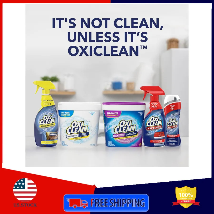 OxiClean Max Force Laundry Stain Remover Gel Stick 6.2 oz Color Safe Pretreater