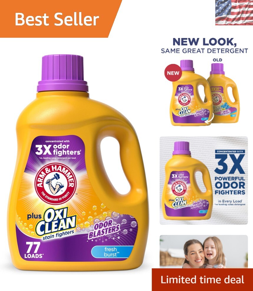 Concentrated Plus OxiClean Liquid Detergent – 100.5 Oz, Deep Clean & Freshness